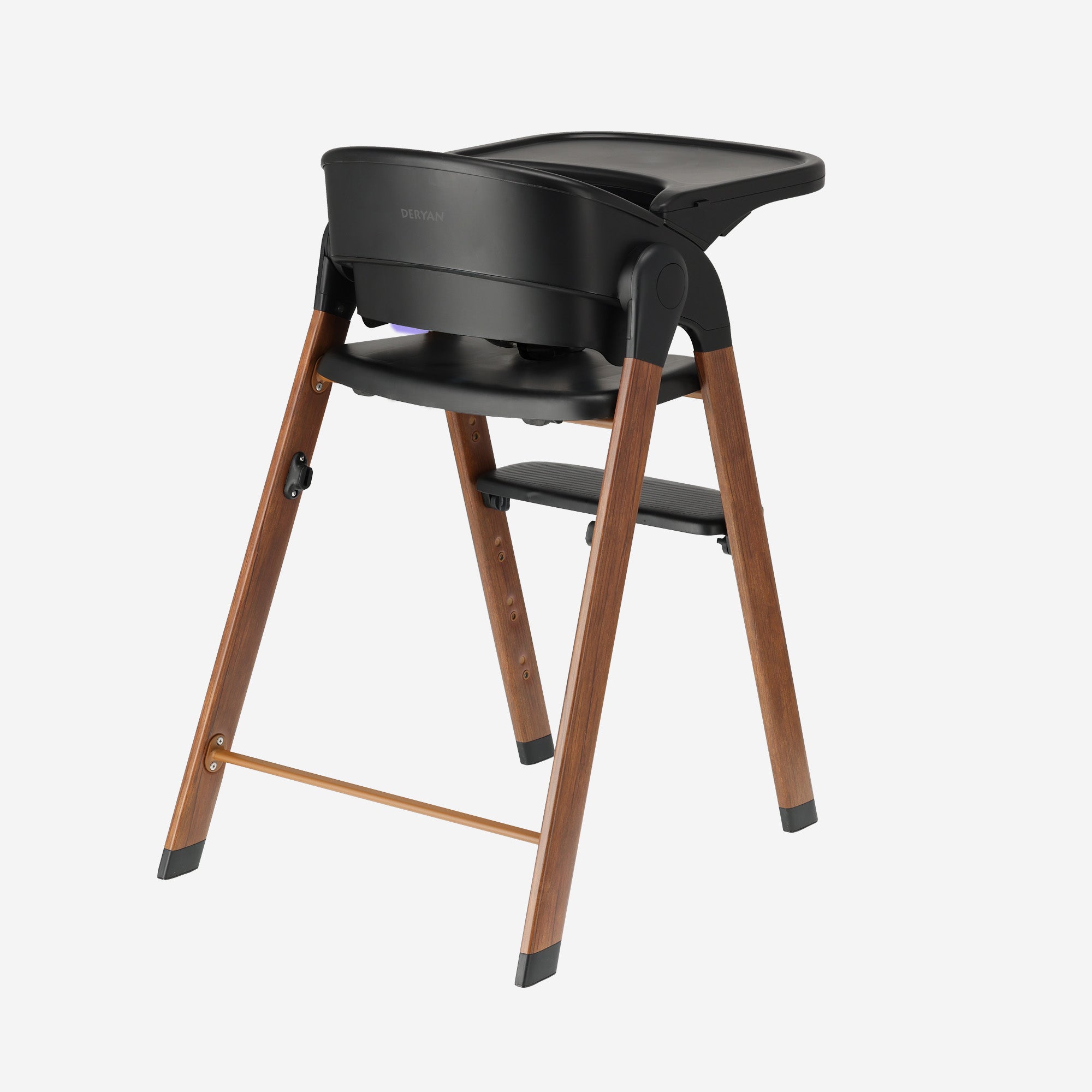Luxury High Chair Black / Wood