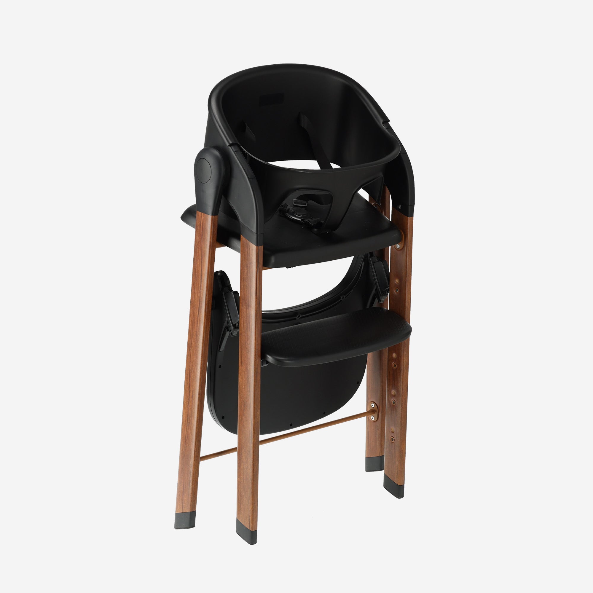 Luxury High Chair Black / Wood