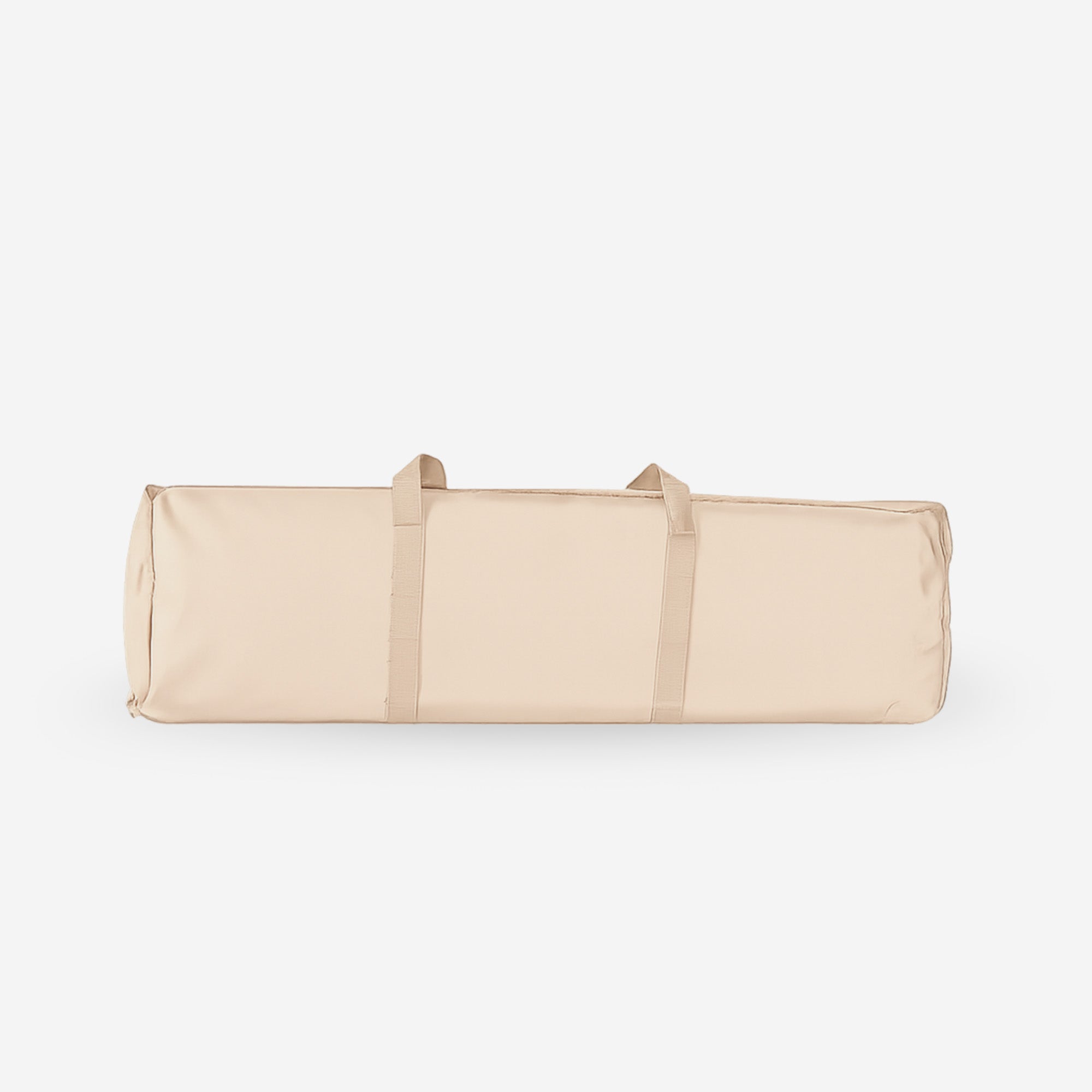 Lussuoso lettino da campeggio con borsa per il trasporto inclusa - Con fodera per il cambio inclusa - Con rialzo per il fondo incluso - Colore: Nougat