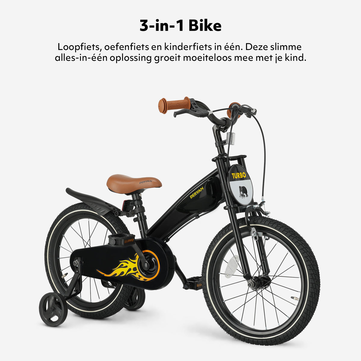 Turbo 3-in-1 Children's bike 16 inches