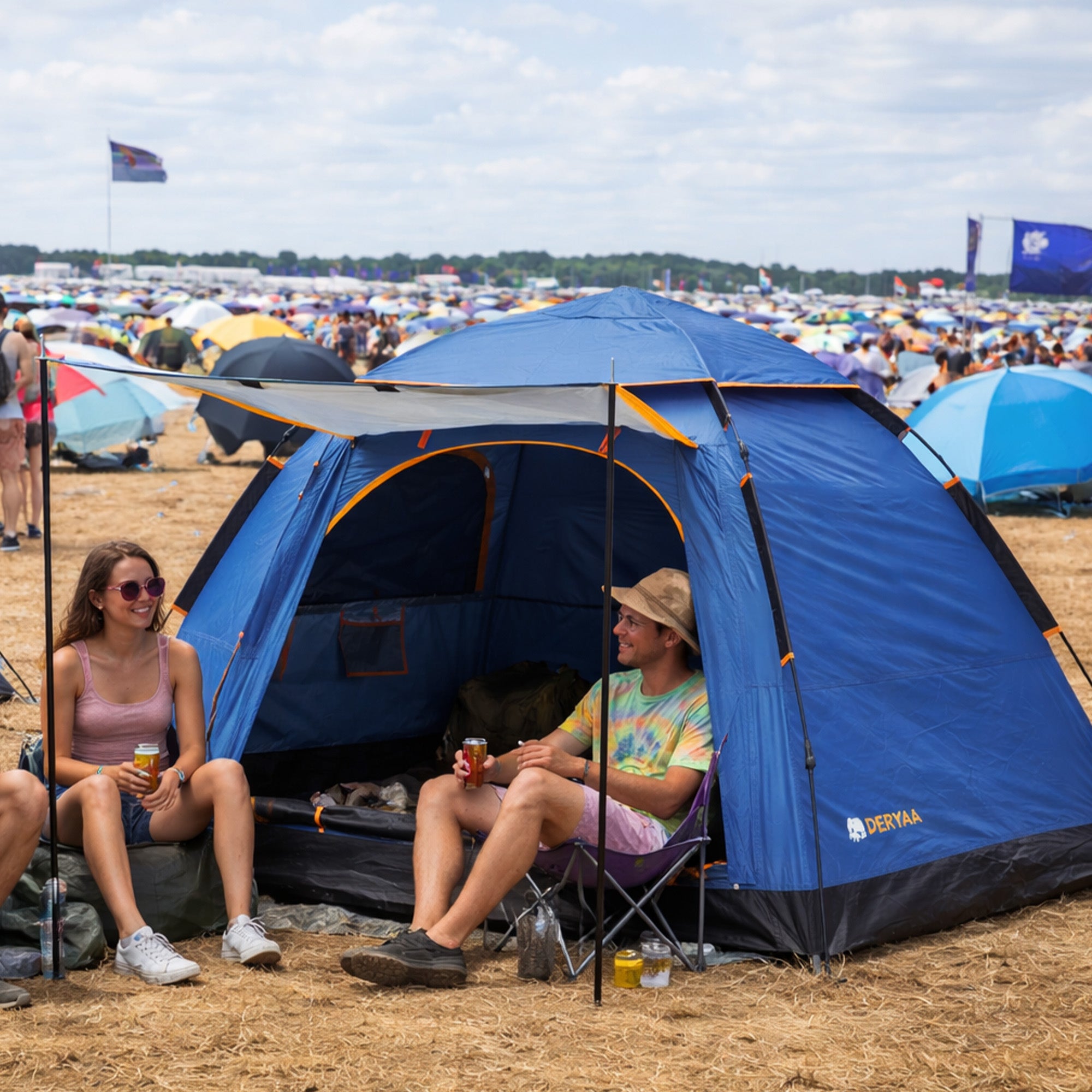 Up To Go Pop Up Tält XL Navy