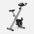 Ultrasport F-Bike Opvouwbare Hometrainer – 8 Weerstandsniveaus – LCD-Display – Hartslagmeting – Zwart/Zilver