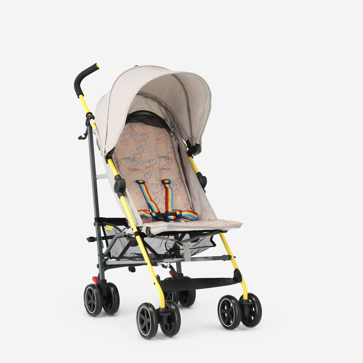 Umbrella Stroller - Adjustable Stroller - Up to 15 kg - Cream Multi