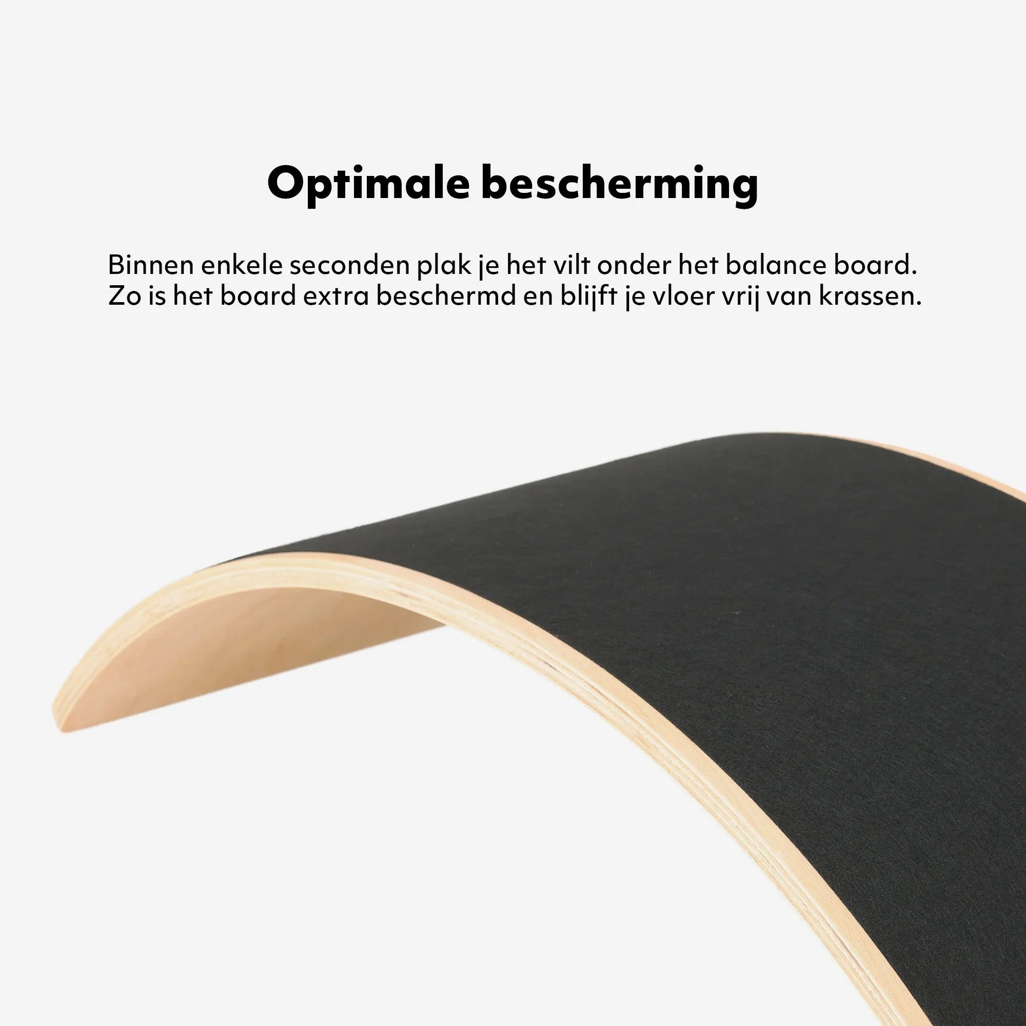 Deska do Balansowania Drewno Filc 90cm