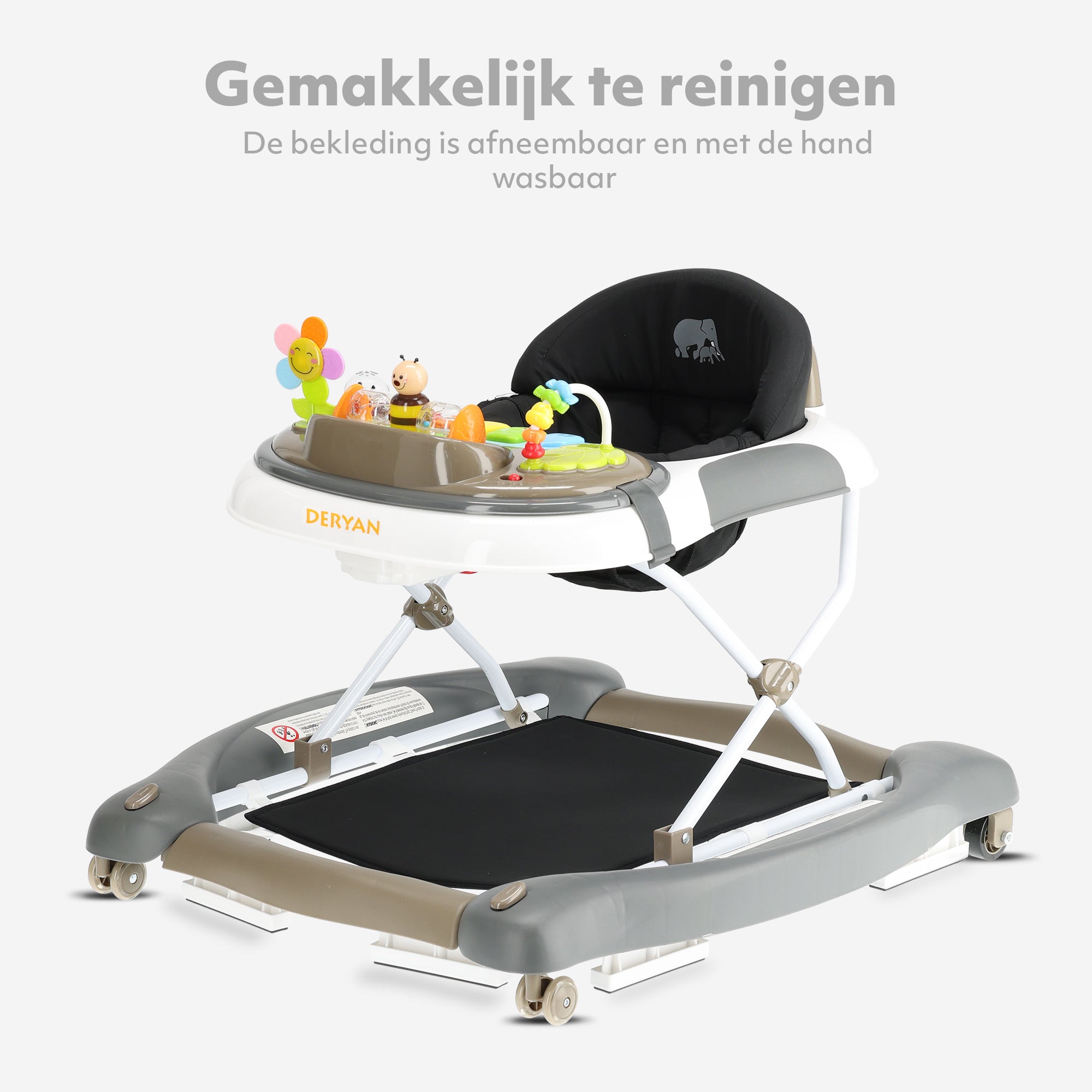 4-in-1 Walker Black & Brown