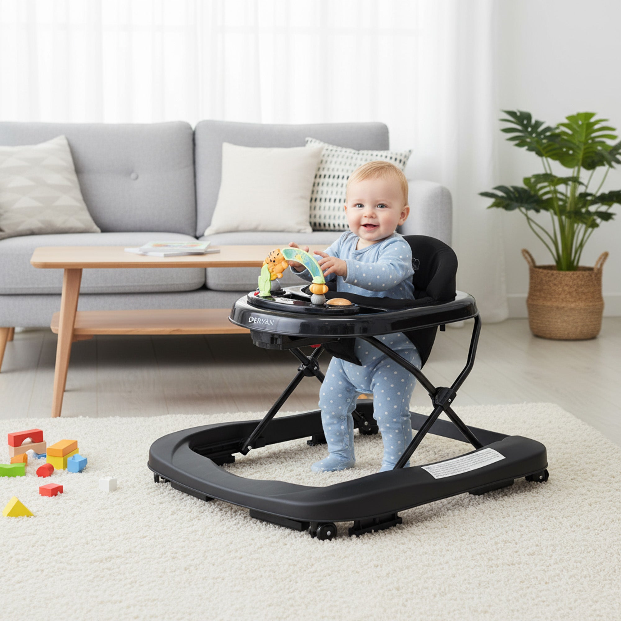 4-in-1 Walker Black & Brown