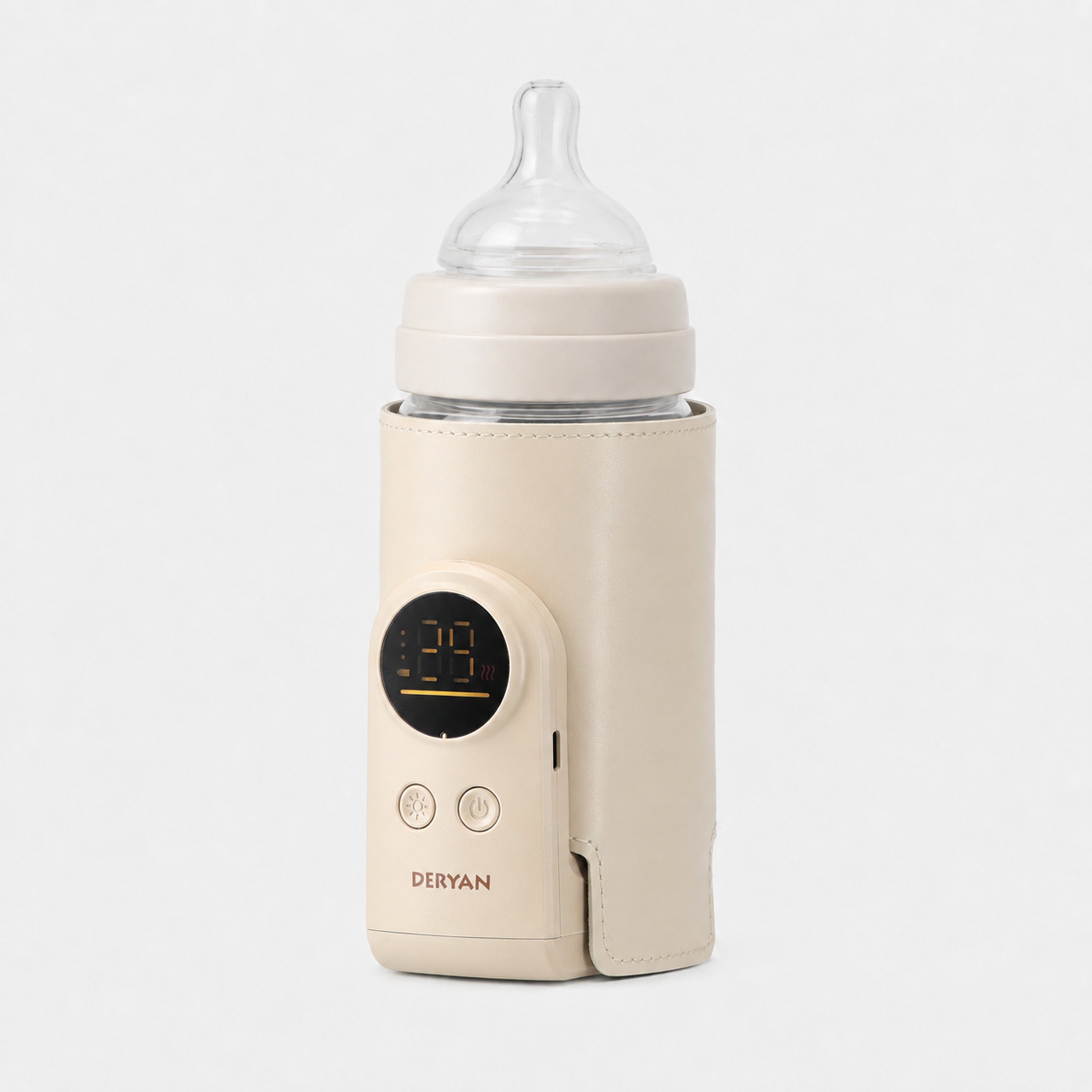 Portable Bottle Warmer Sleeve  - Cream