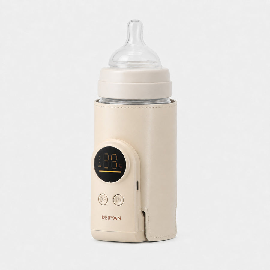 Portable Bottle Warmer Sleeve  - Cream