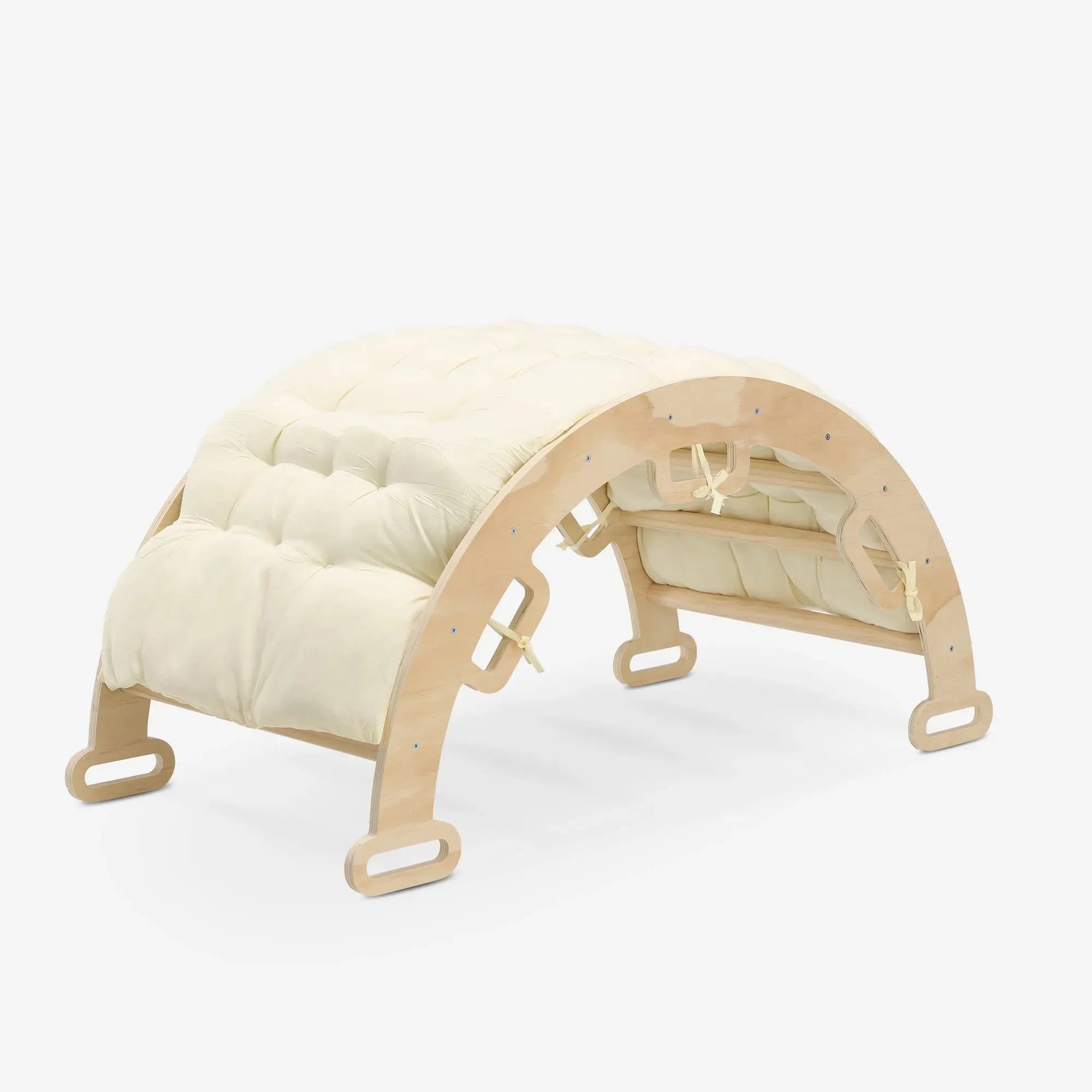 Arche d'escalade en bois de luxe avec coussin