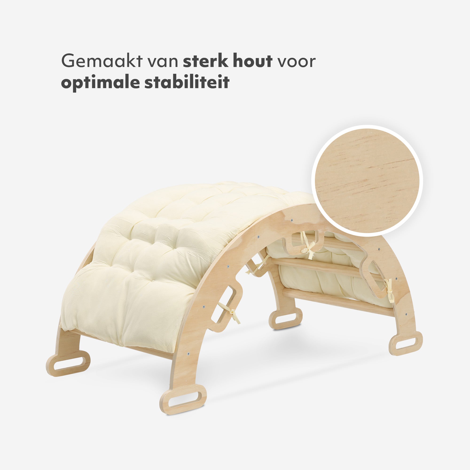 Luxury Wooden Climbing Arch with Cushion