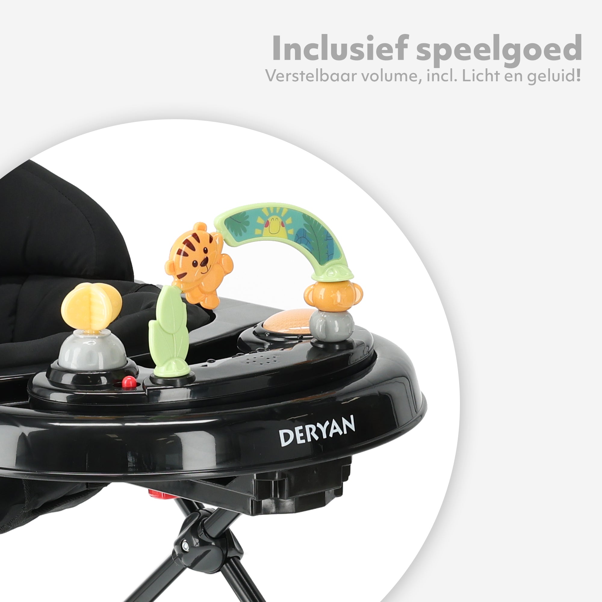 2-in-1 Lauflernwagen Schwarz