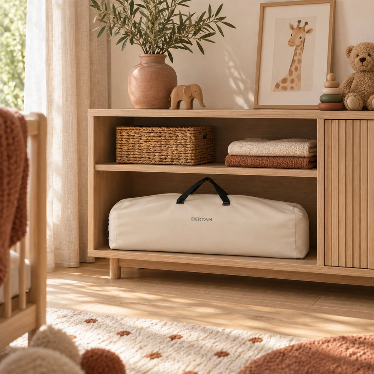 Foldable Playard XL - Cream