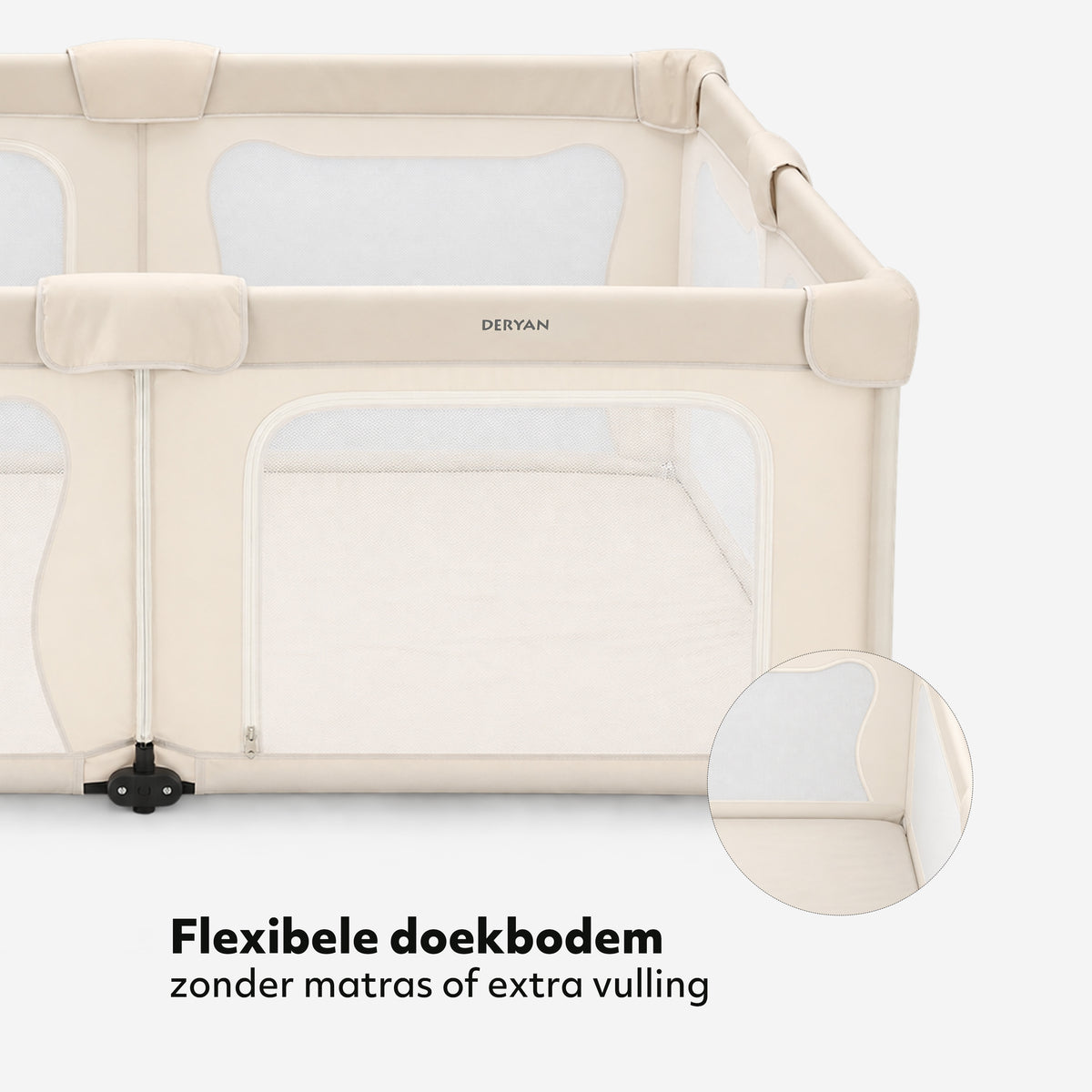 Opvouwbare Kinderbox XL - Cream
