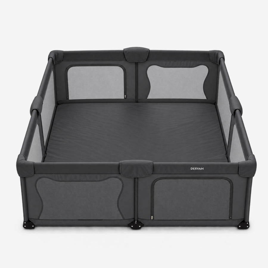 Foldable Playpen XL - Gray