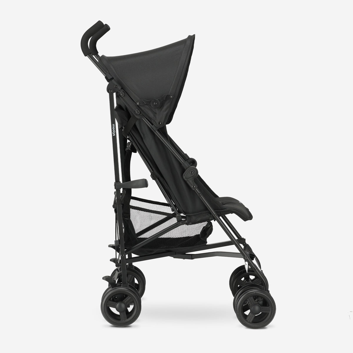 Mooiys Zeke Umbrella Stroller - 5-Point Harness - Suitable for Children up to 22 kg - Black