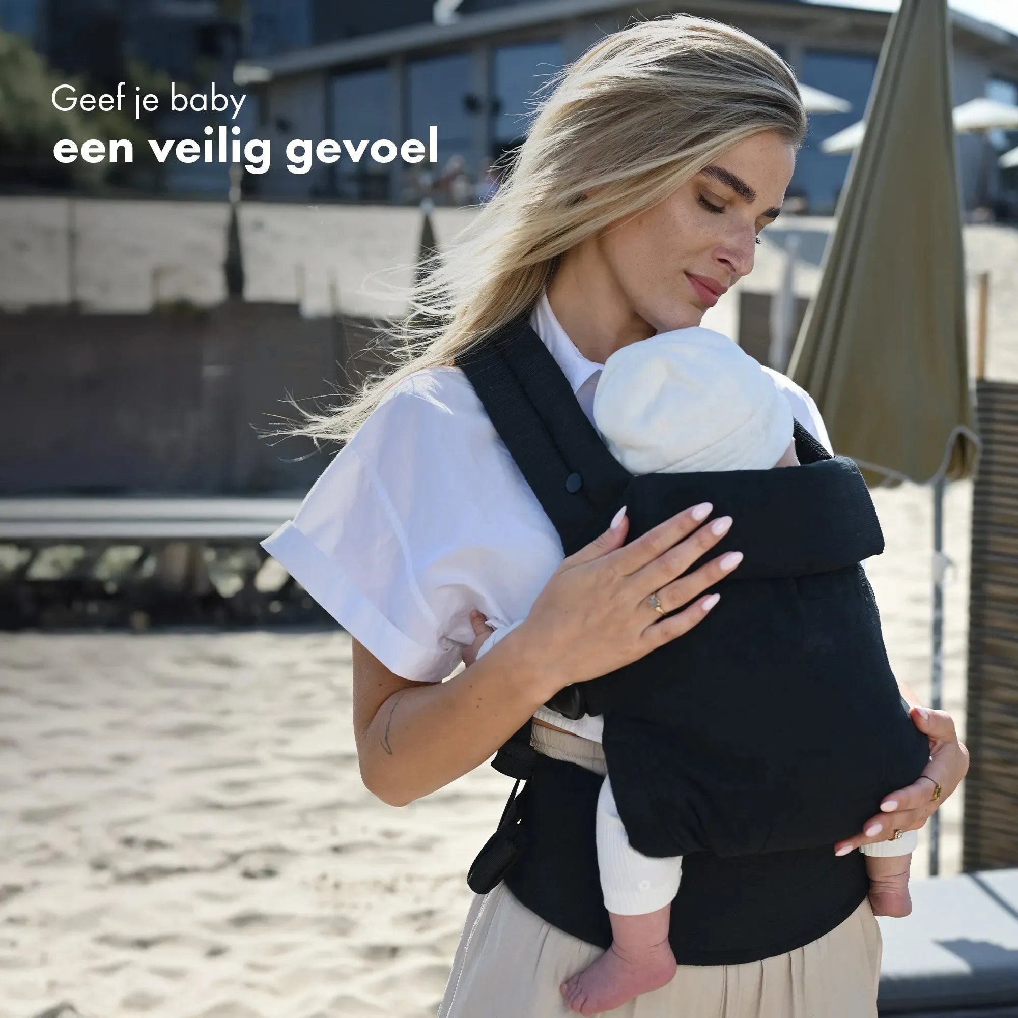Ergobaby Adapt Soft Touch Cotton draagzak Onyx Black - Prénatal Ergobaby Adapt Soft Touch Cotton draagzak Onyx Black - Prénatal