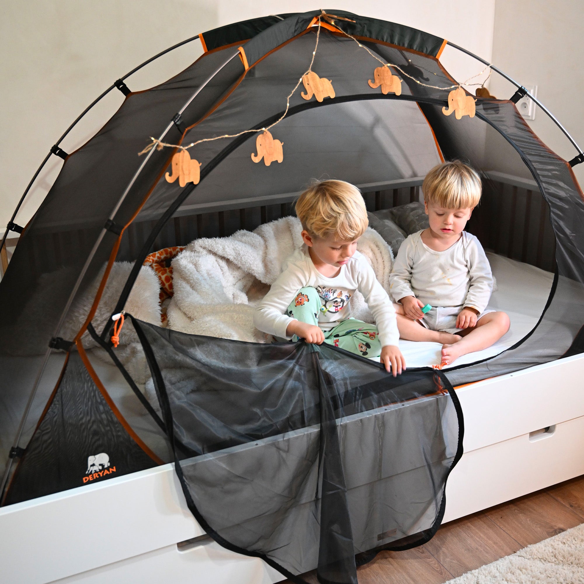 Bed tent Black 200x90 cm