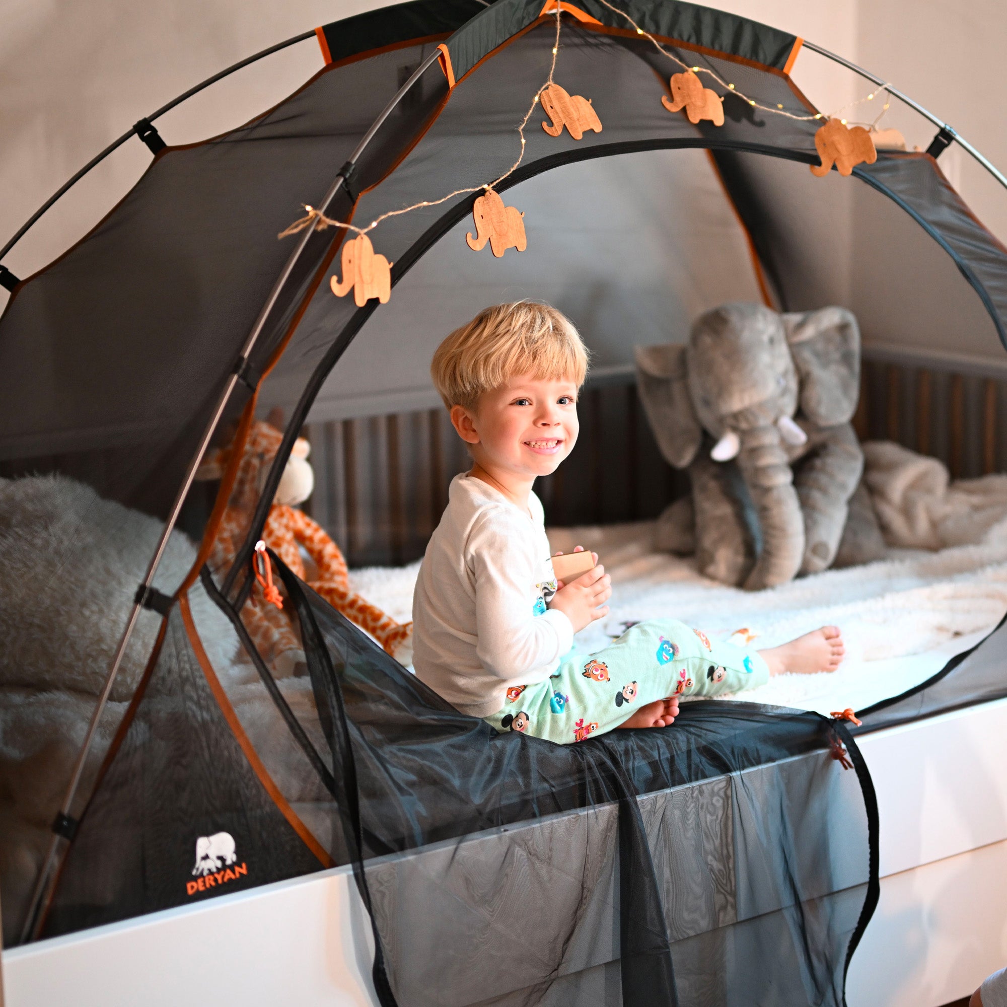 Bed tent Black 200x90 cm