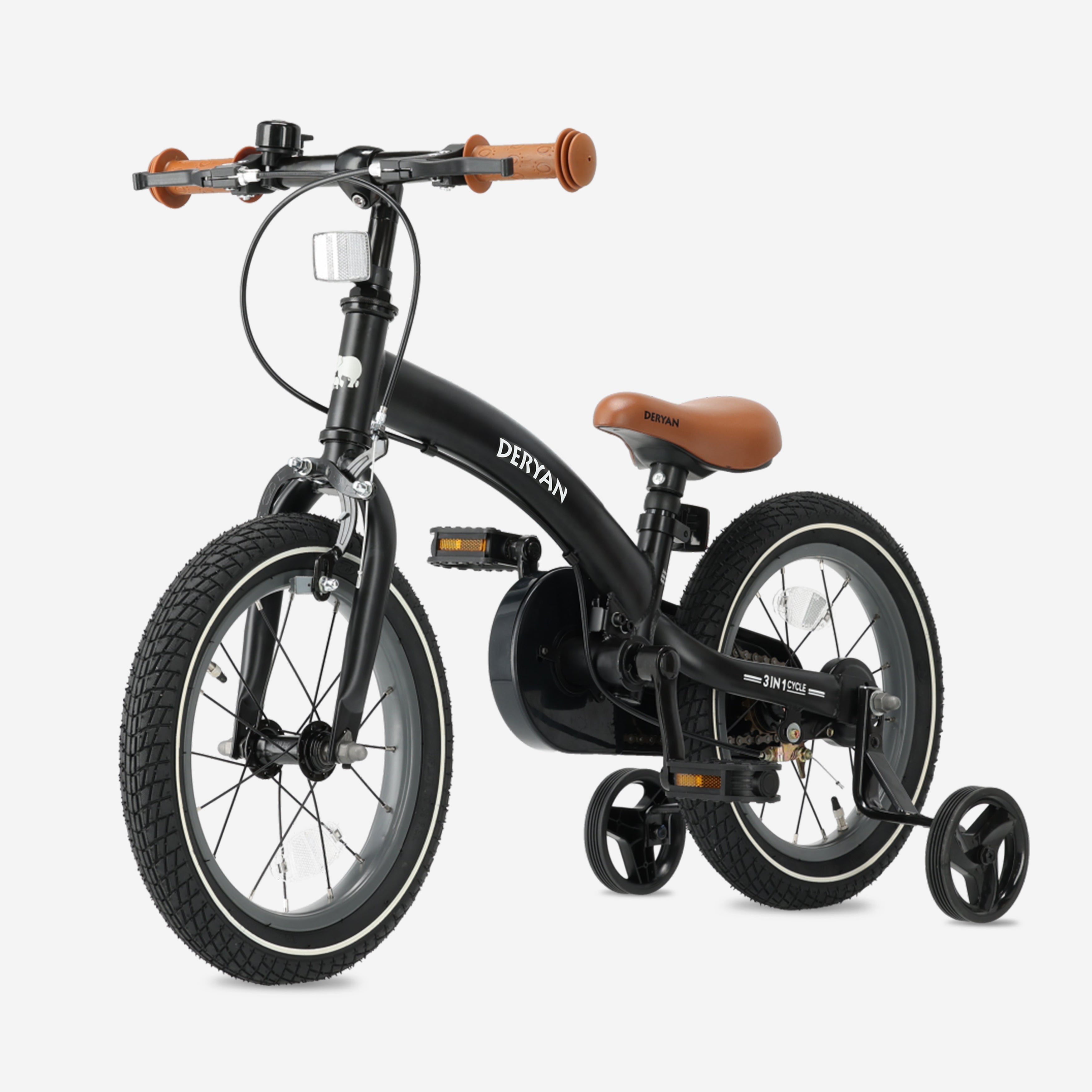 Luksus Barnesykkel 14 tommer – 3 i 1 – balansesykkel