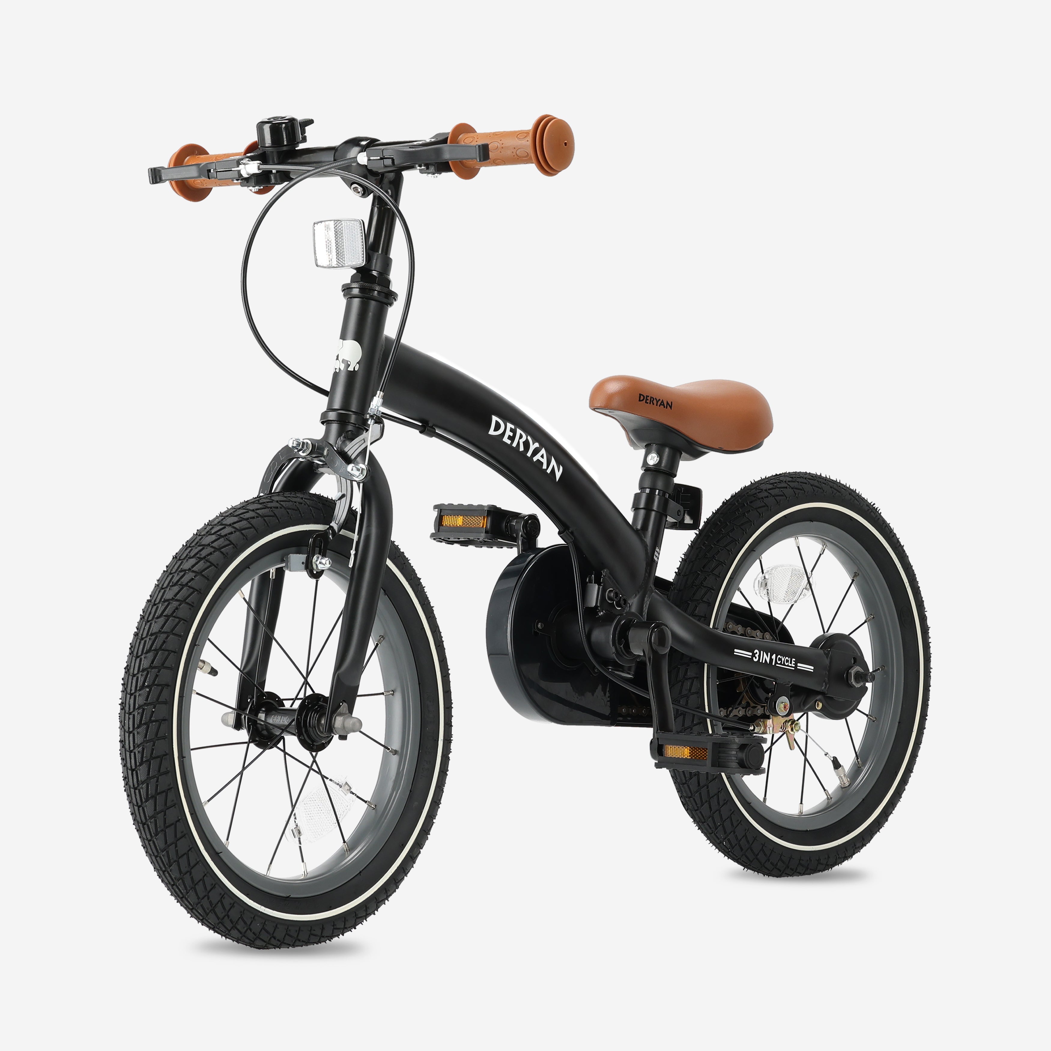 Luksus Barnesykkel 14 tommer – 3 i 1 – balansesykkel