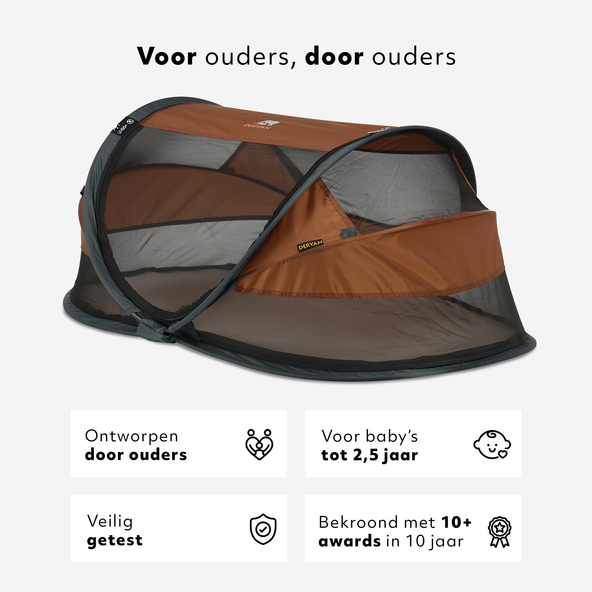 DERYAN PEUTER LUXE CAMPINGBEDJE - 0 t/m 4,5 Jaar DERYAN PEUTER LUXE CAMPINGBEDJE - 0 t/m 4,5 Jaar