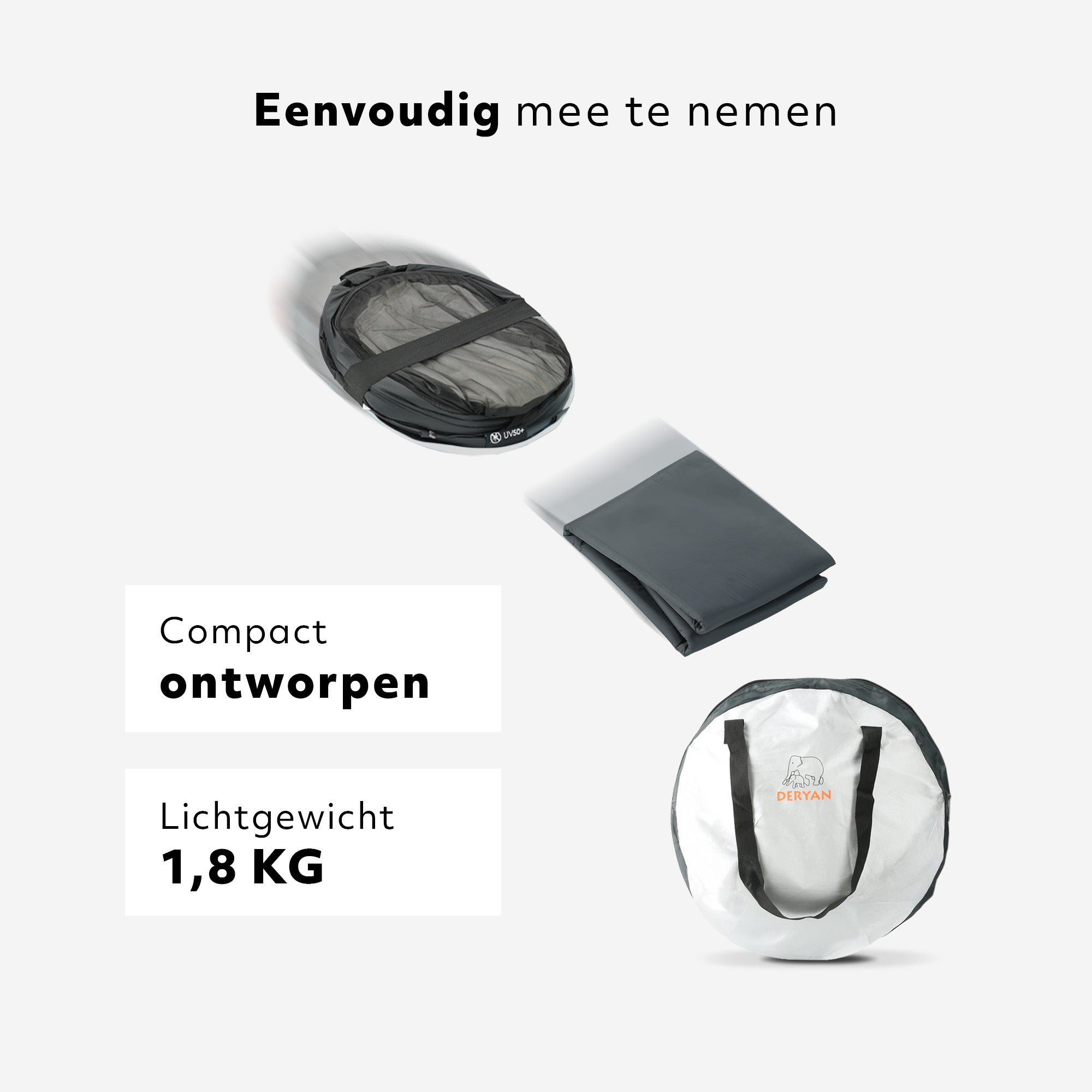 Hauck Travel Bed Canopy - Klamboe voor campingbedje - Grey Hauck Travel Bed Canopy - Klamboe voor campingbedje - Grey
