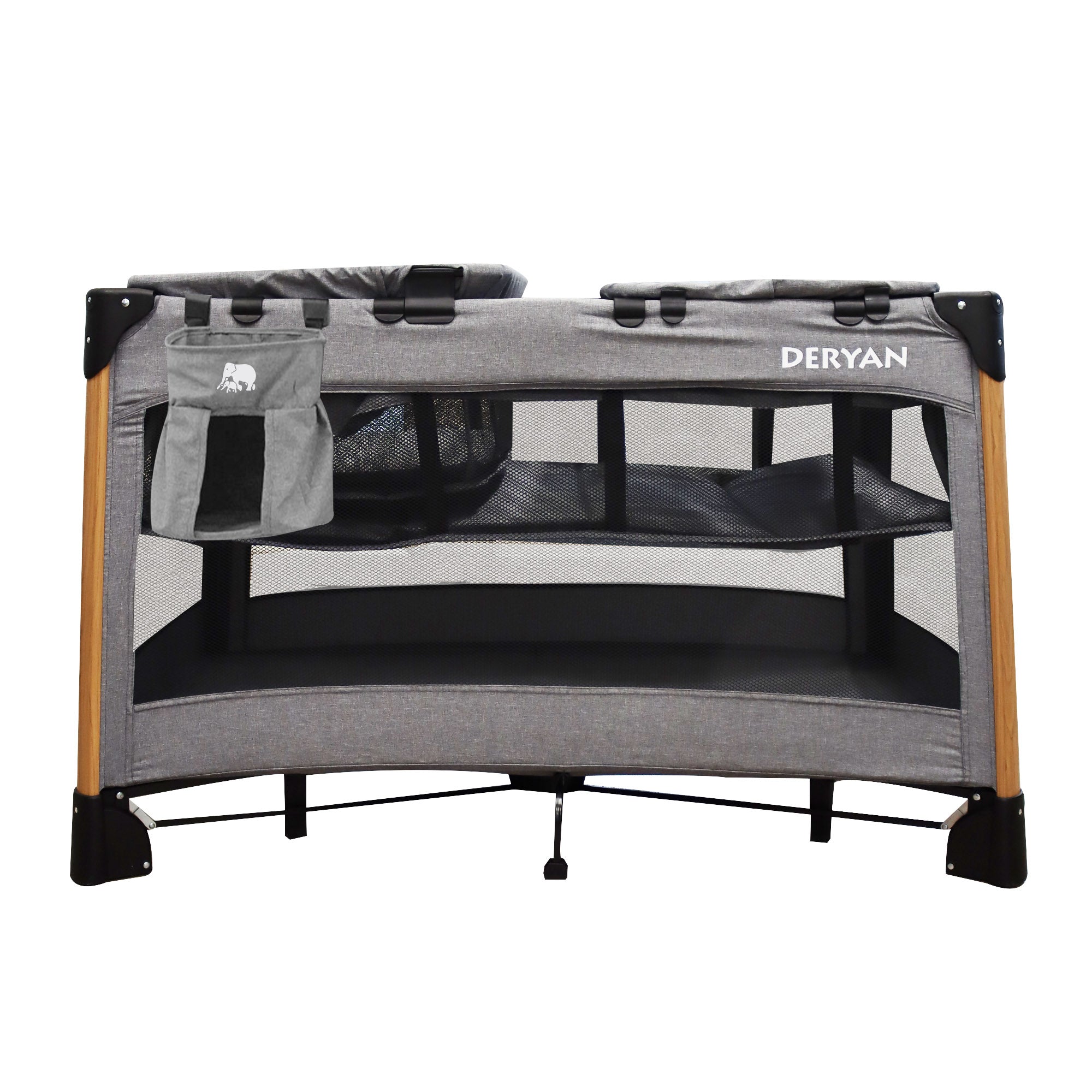Camping Bed Complete Gray