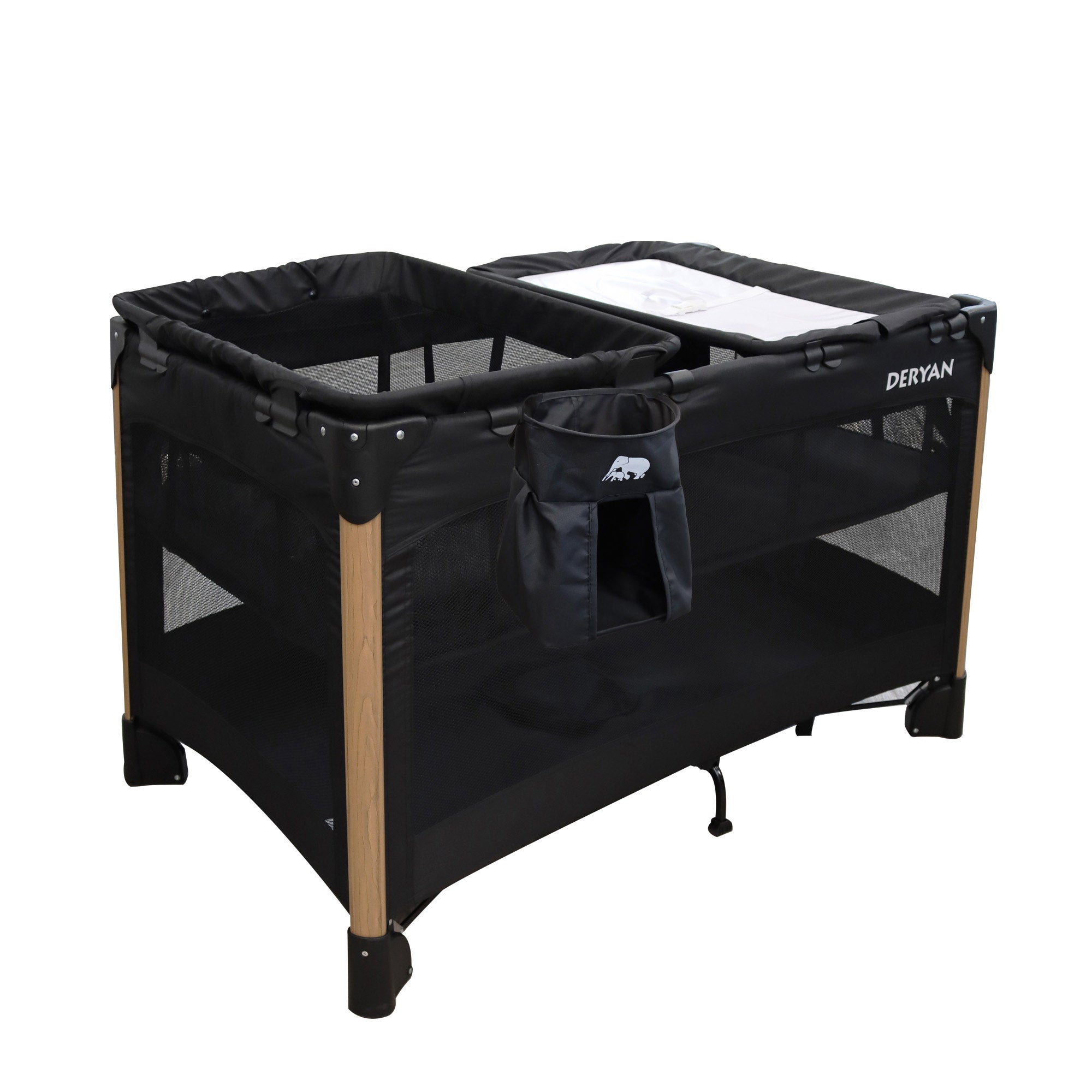 Camping Bed Complete Black