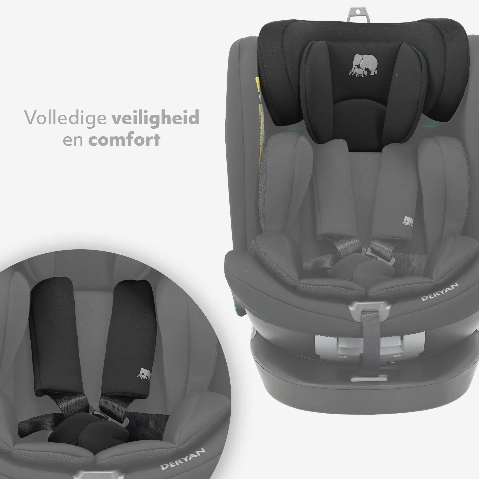 Colin Luxe I-size Autostoel - Groep 0-1-2-3 - Isofix - Draaibaar 360°