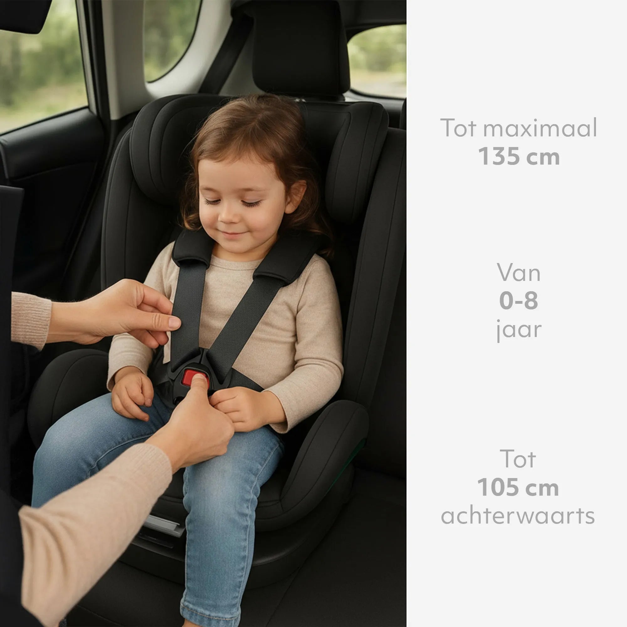 Colin Luxe I-size Autostoel - Groep 0-1-2-3 - Isofix - Draaibaar 360°