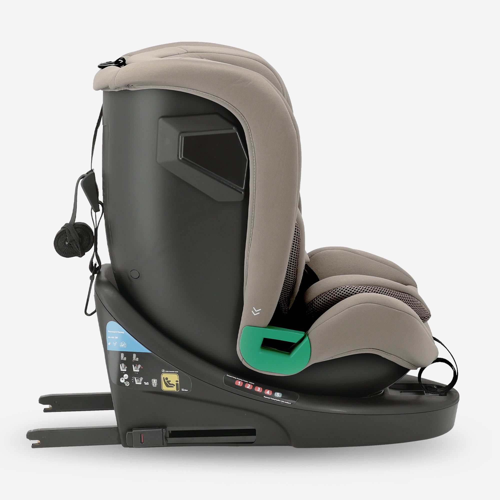 Colin Luxe i-Size/Isofix 360° Car Seat 40–150 cm – 0–36 kg – Truffle Sand