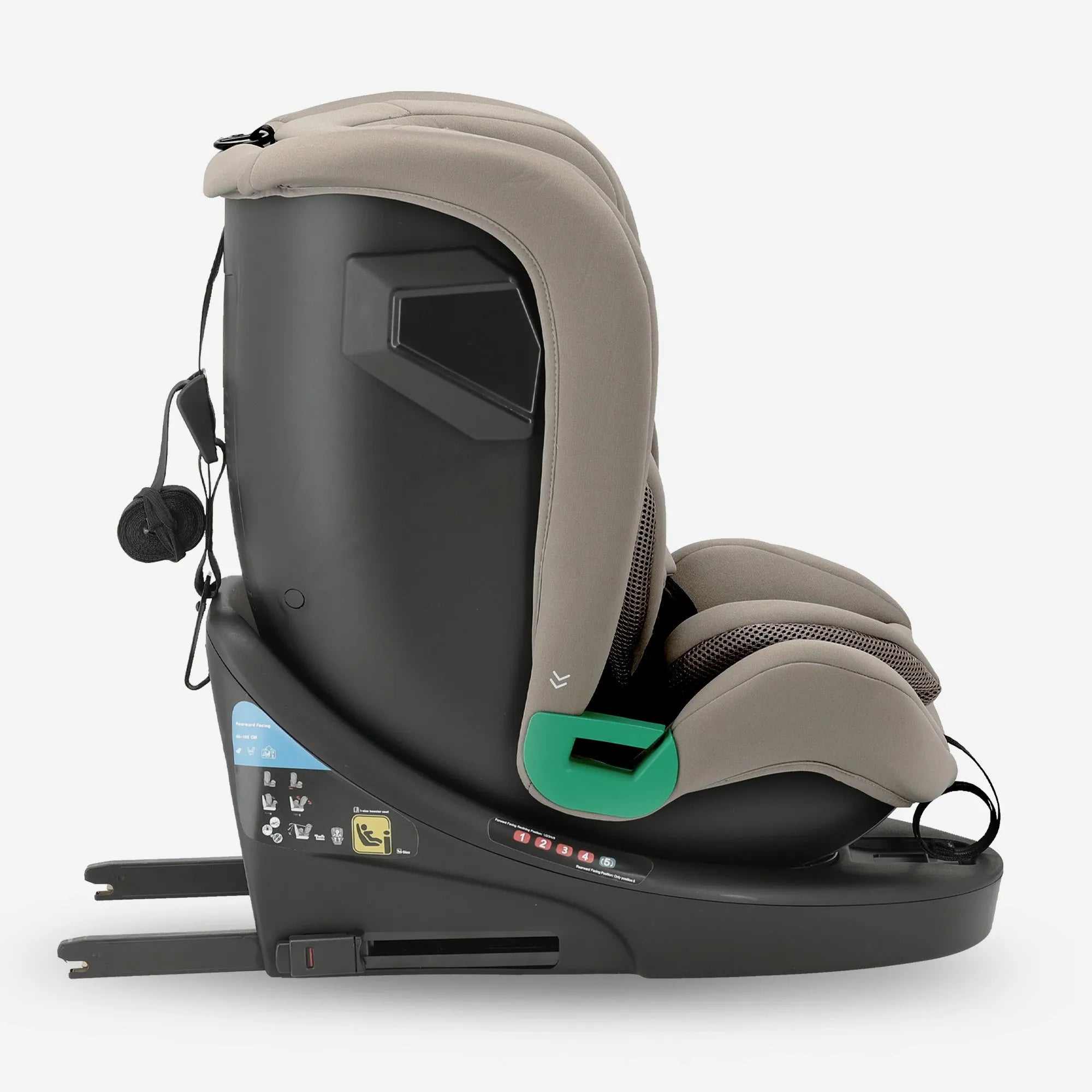 Siège auto Colin Luxe i-Size/Isofix 360° 40-150 cm - 0-36 kg - Truffle Sand