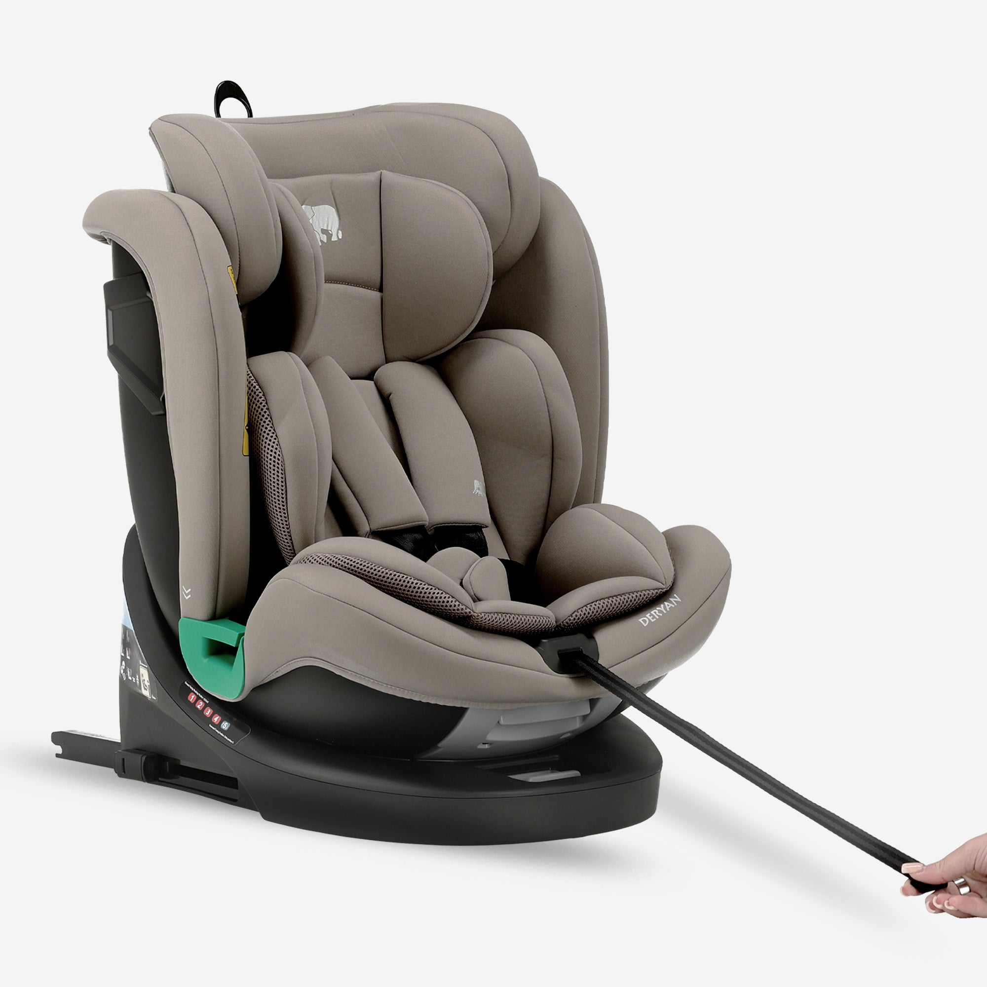 Colin Luxe i-Size/Isofix 360° Car Seat 40–150 cm – 0–36 kg – Truffle Sand