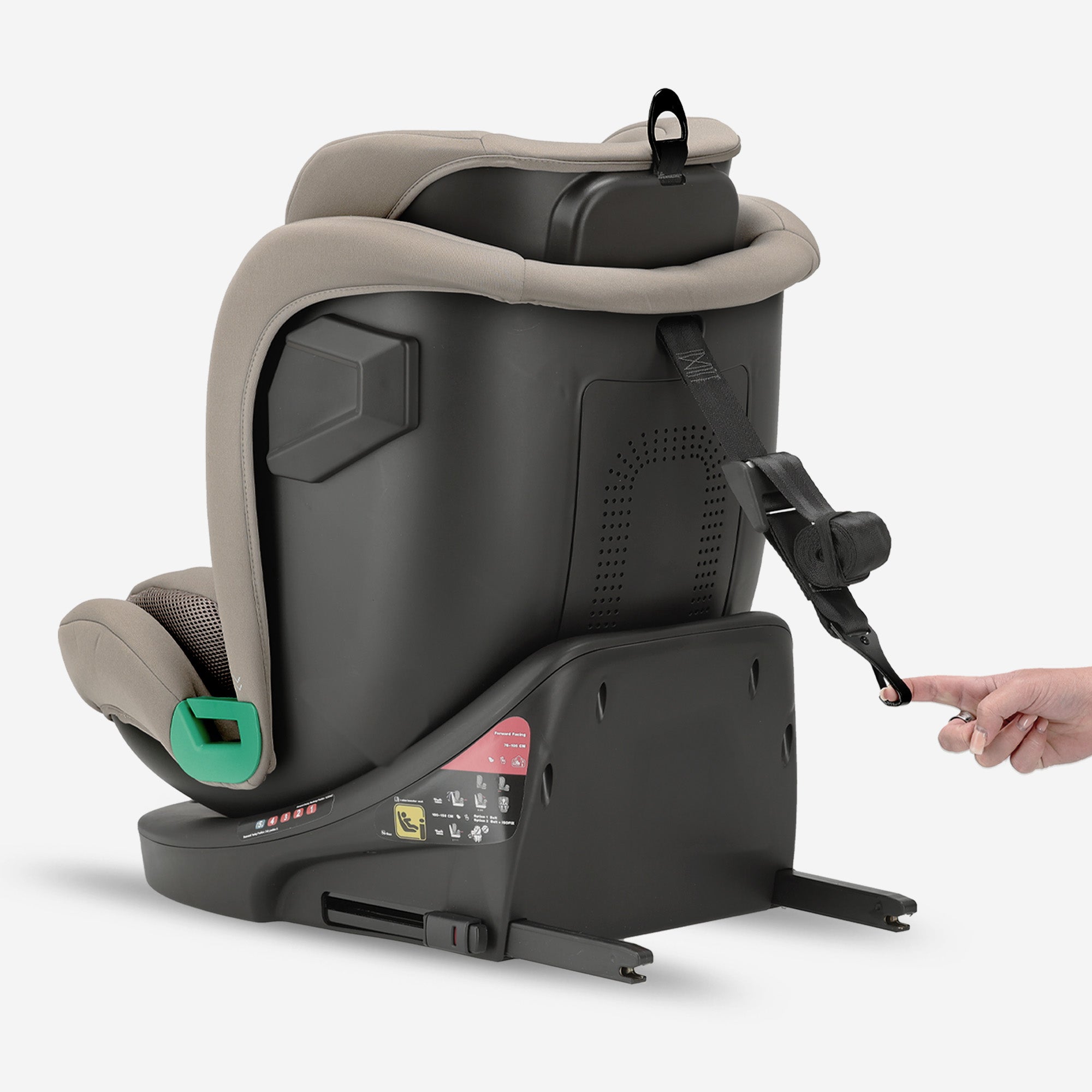 Colin Luxe i-Size/Isofix 360° Car Seat 40–150 cm – 0–36 kg – Truffle Sand