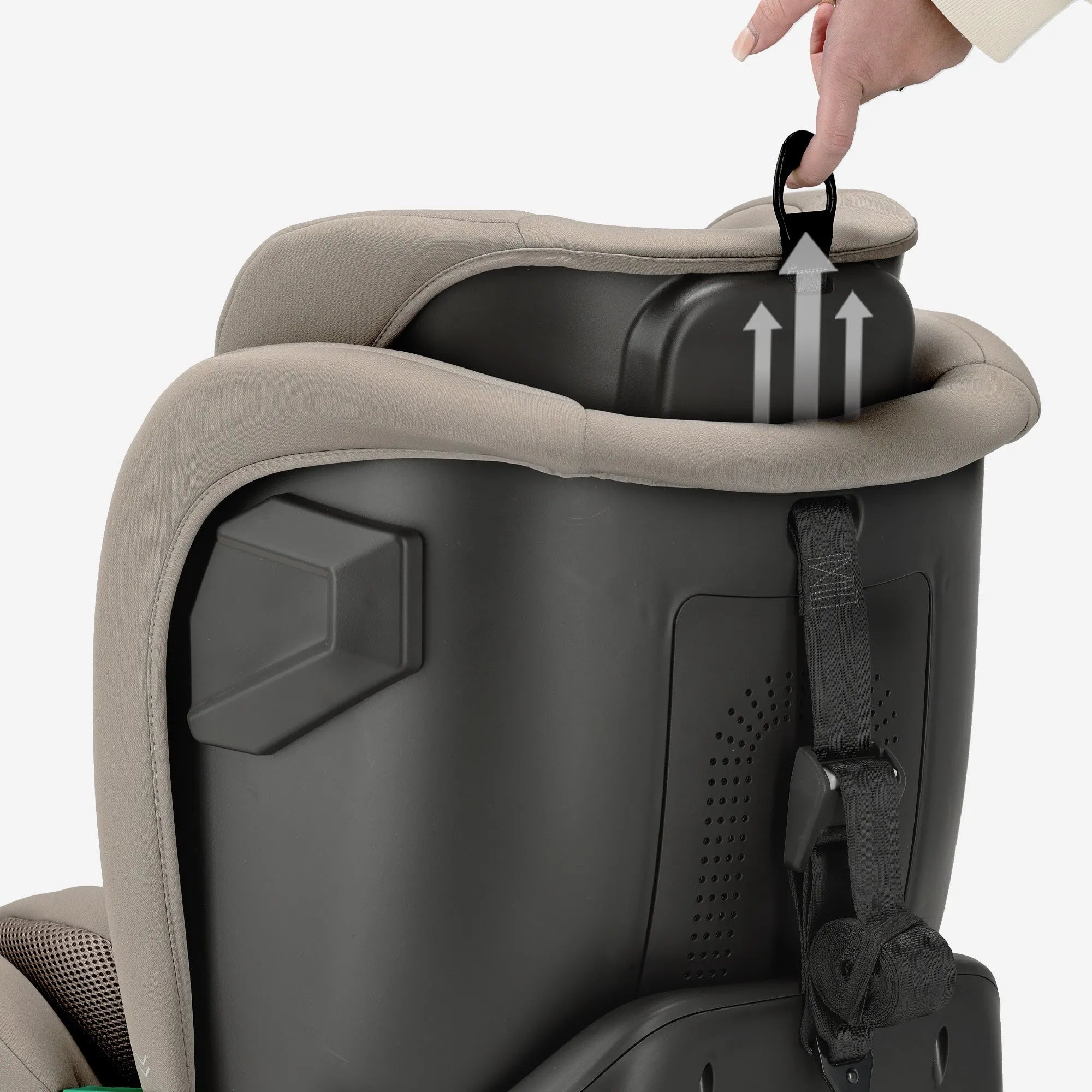 Siège auto Colin Luxe i-Size/Isofix 360° 40-150 cm - 0-36 kg - Truffle Sand