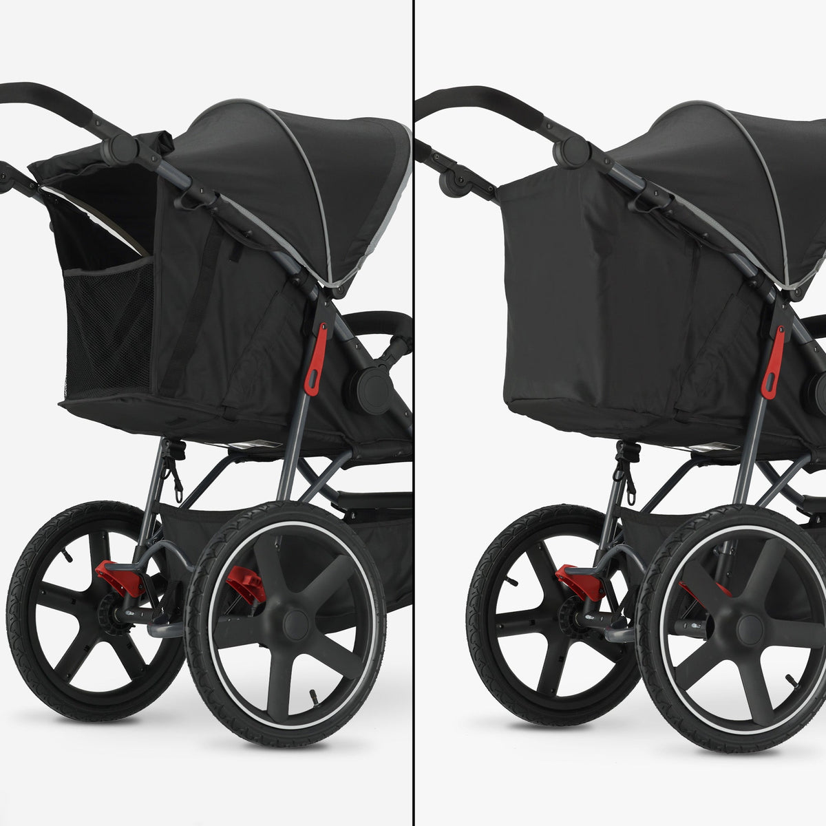 Mooiys Cruze Jogger Running Stroller - Black