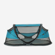 Baby Luxe Ocean reisbed pop-up met zelfopblaasbaar matras muggennet <1 mm 50% UV-bescherming in draagtas
