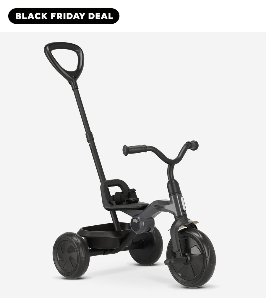 Drifter Trehjulet Cykel med skubbestang Sort