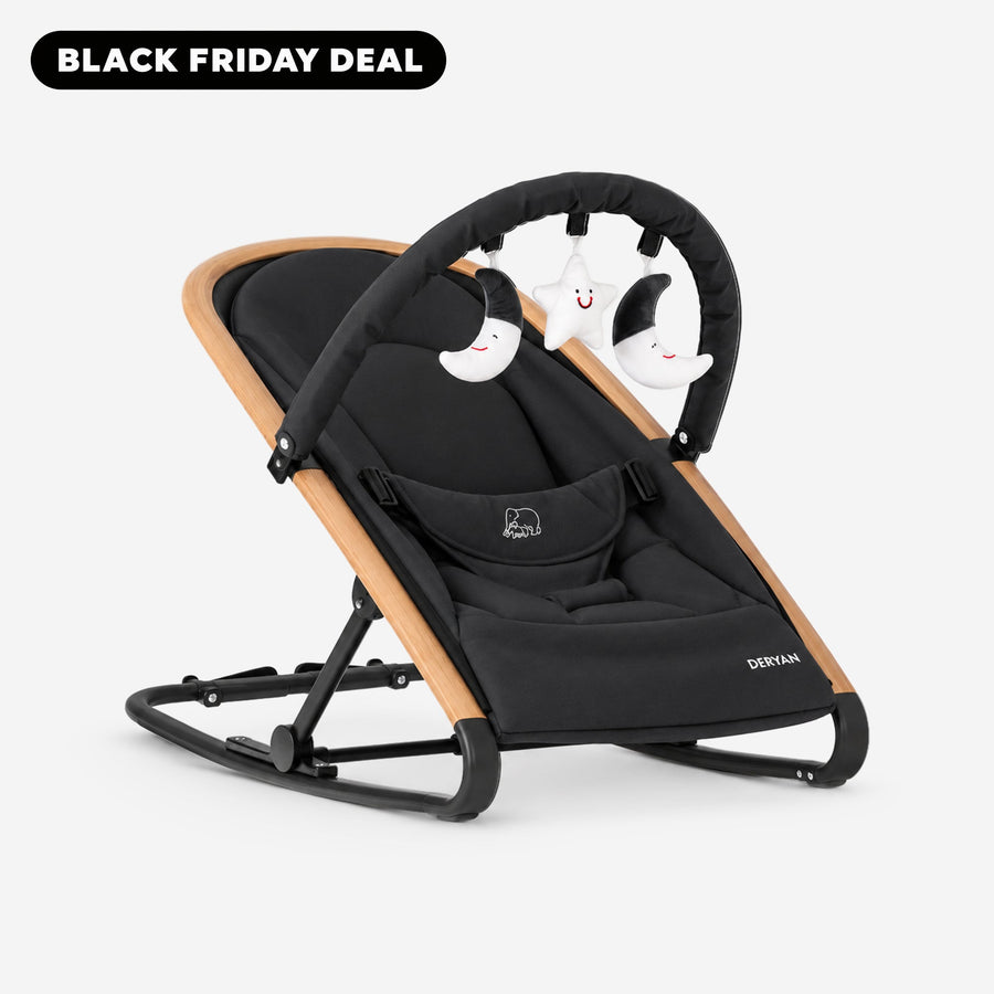 Babyschaukel Rocker Schwarz