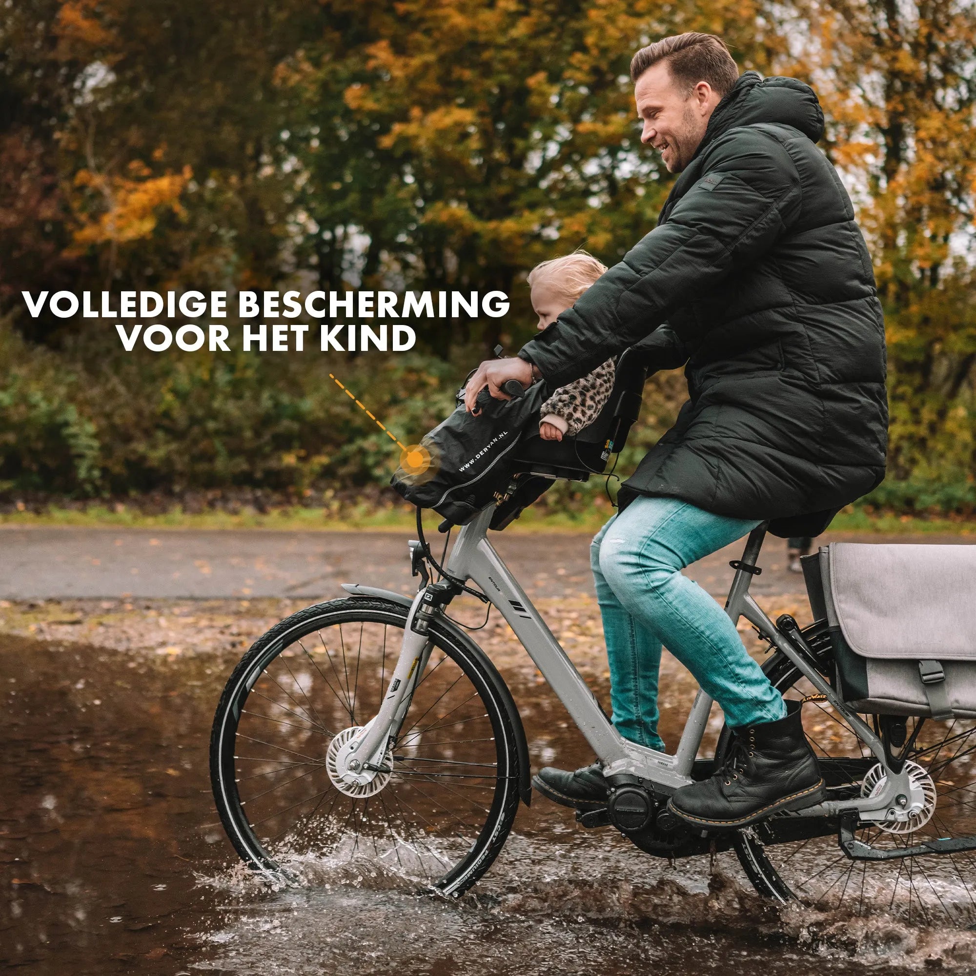 Bike-A-Way Rain Poncho & Windbreaker for Bicycle Seats - Bobike & Yepp