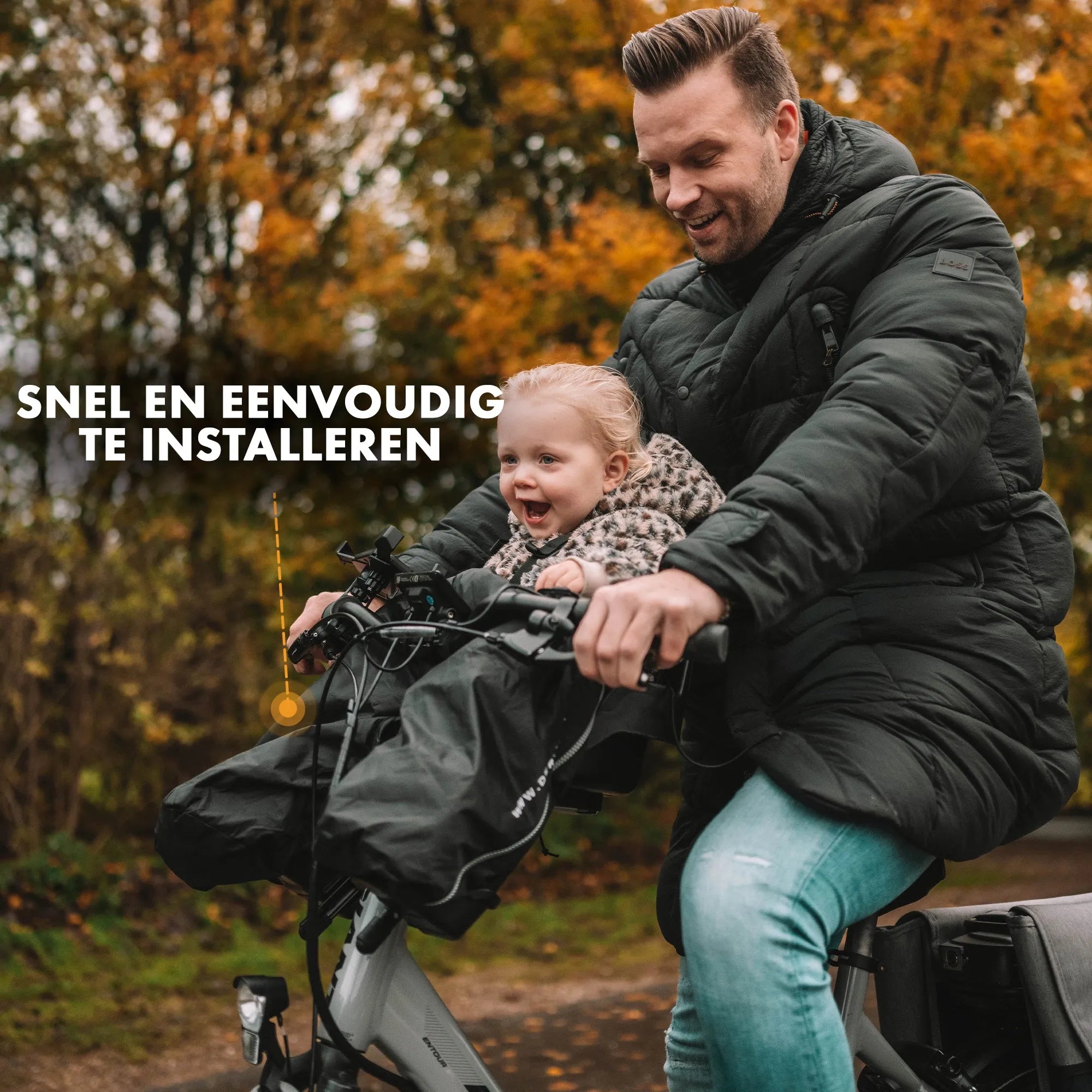 Bike-A-Way Rain Poncho & Windbreaker for Bicycle Seats - Bobike & Yepp