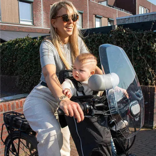fahrrad kindersitz fußsack Bike-A-Way Fahrradsitz Regenponcho & Windbreaker