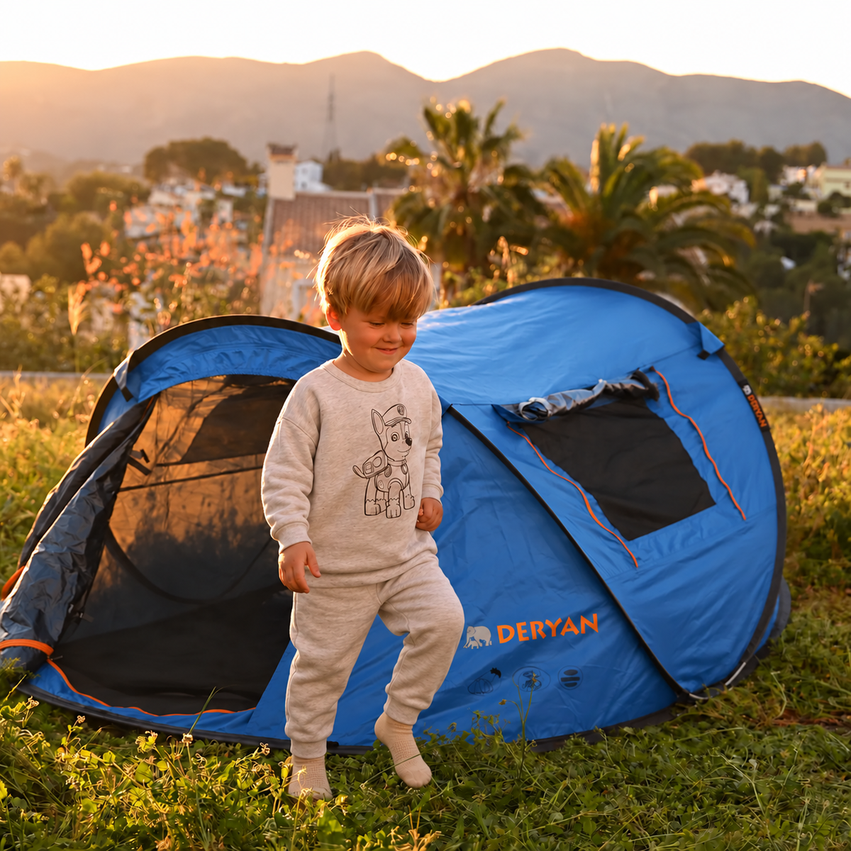 Pop-Up-Zelt Dome - 2000 mm Wassersäule - Navy