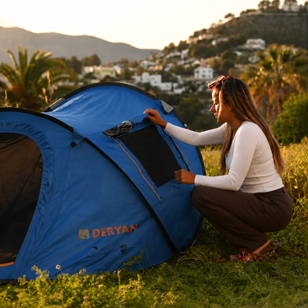 Pop-Up-Zelt Dome - 2000 mm Wassersäule - Navy
