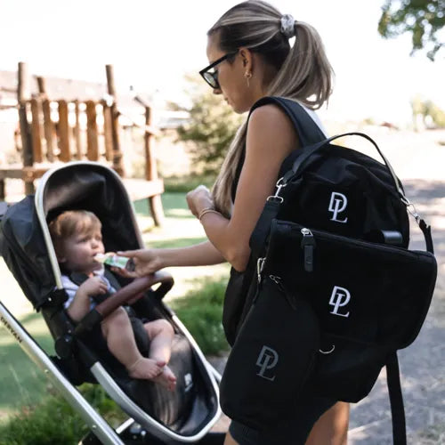 Three-Piece Diaper Bag Black