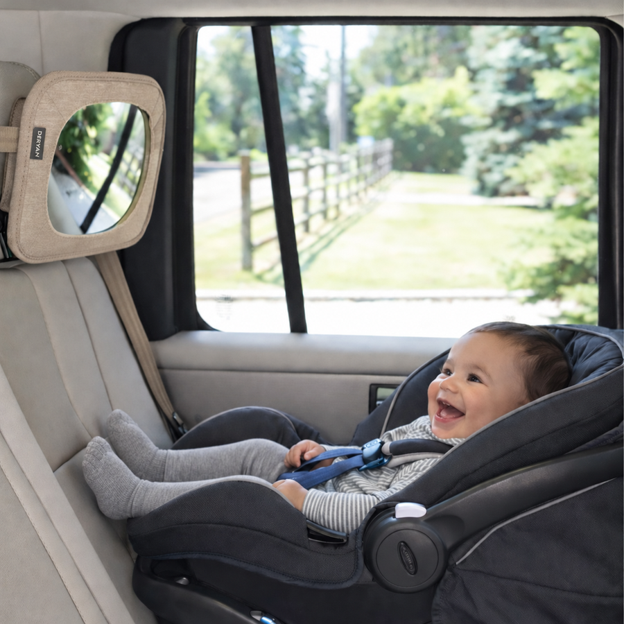 Babyspejl til bilen Truffle Nougat