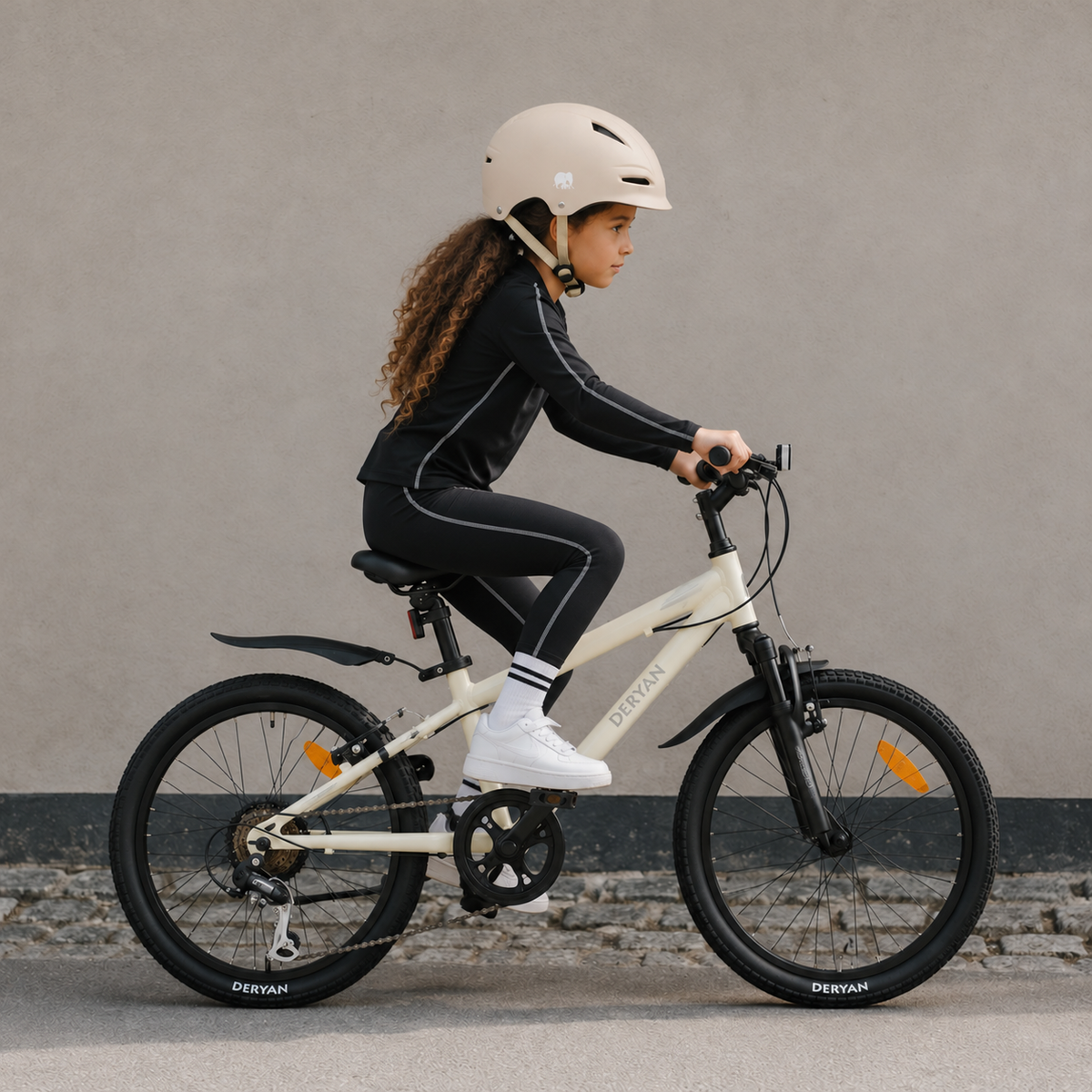 20-Inch Kids' Mountain Bike - Cream