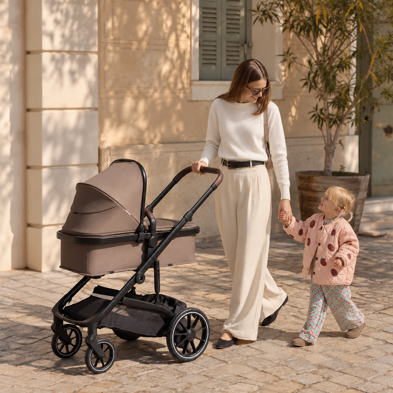 Noa 3-in-1 Kinderwagen Hazel Brown