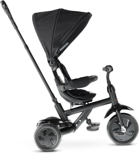 Adventurer Tricycle with push bar Black