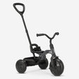 Drifter Dreirad schwarz mit Schiebestange, faltbar, leichtes 3-Rad-Design